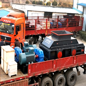 2PG1208對輥制砂機設備發往四川成都