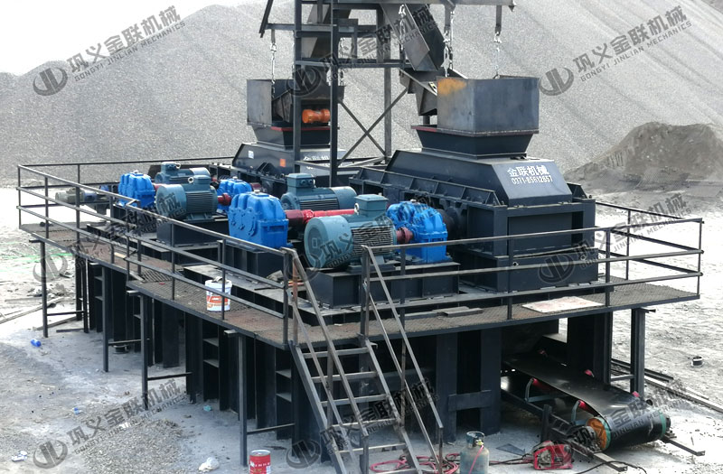 對輥破碎制砂機