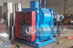 中型四輥破碎機發貨圖片_發往河南_破碎河卵石